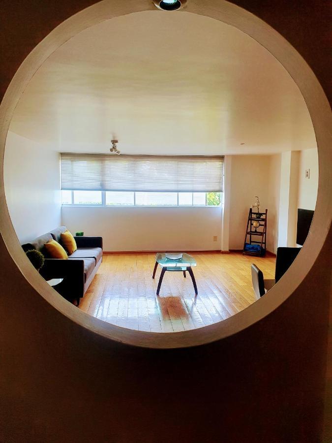 Amplio e iluminado Departamento Appartamento Città del Messico Esterno foto